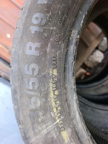continental: Шины 235 / 55 / R 19, Лето, Б/у, 1 шт, Внедорожные (АТ/МТ), Continental — 2