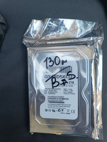 hard disk qiymətləri: Внутренний Жёсткий диск (HDD) 1 ТБ, Новый