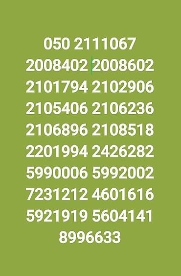 Nömrə: ( 050 ) ( 2111067 ), Yeni lalafo.az -da Nömrə: ( 050 ) ( 2111067 ), Yeni
