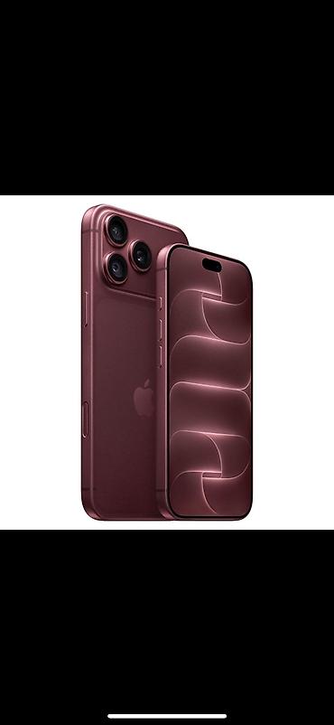 часы бен тен: IPhone 18 Pro, Жаңы, 256 ГБ, Кочкул кызыл, Коргоочу айнек — 1