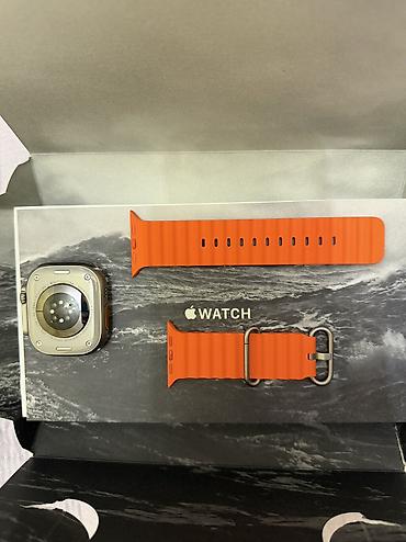 iphone на: Apple Watch Ultra 2 с ремешком Ocean Band (оранжевый) В идеальном — 6
