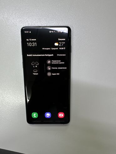 купить запчасти на телефон самсунг: Samsung Galaxy S10, Б/у, 128 ГБ, цвет - Черный, 2 SIM