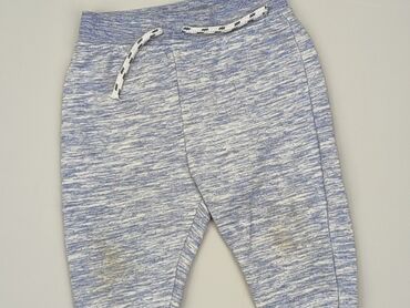 spodnie dresowe dla chłopca: Sweatpants, Primark, 9-12 months, condition - Fair