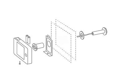 Video interfoni: Digitalna video-špijunka za vrata Eumig (model JY8026) - Ekran: TFT — 6