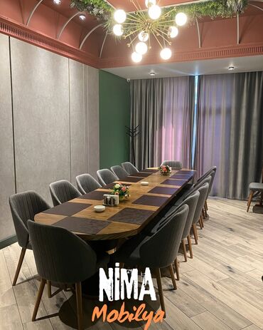 Restoran mebeli: Salam size restoran uçün oturacaq ve masadivan lazim olarsa sifaris — 19