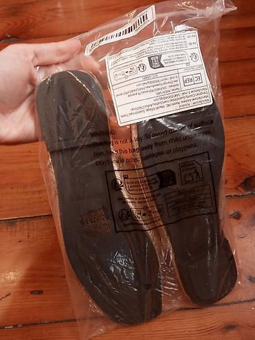 Basanoşka və səndəllər: Ölçü: 37, rəng - Qızılı, Yeni — 5