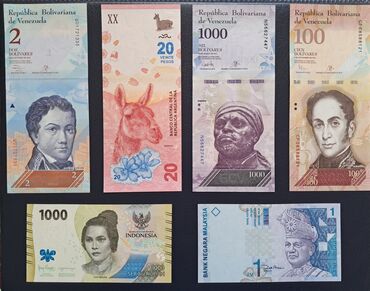 Əskinaslar: Hər bir şəkil 10 manatdır. Dünya ölkələrinə məxsus müxtəlif — 6