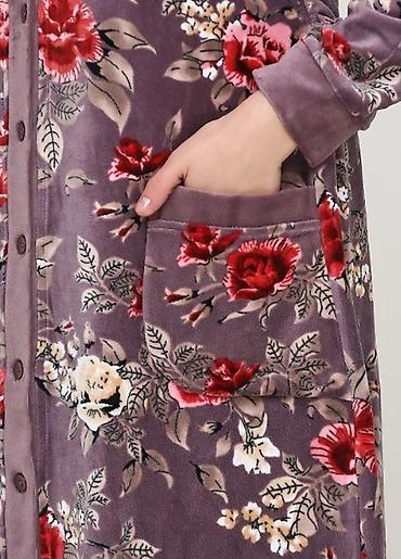 Домашние костюмы: Женские халаты Велюровые халат Тёплые халаты Модные халаты Одежда — 9