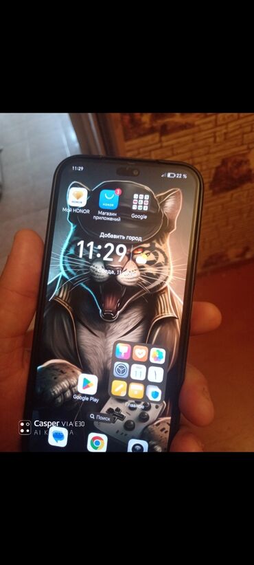 телефон флай фф 249: Honor 8X, 256 GB, rəng - Qara, Sensor, Barmaq izi, İki sim kartlı