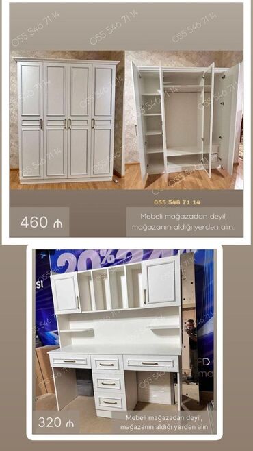 Dolablar: Yeni, 4 qapılı Düz dolab, Qarderob, paltar dolabı lalafo.az -da Dolablar: Yeni, 4 qapılı Düz dolab, Qarderob, paltar dolabı
