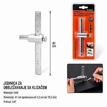 KMT Klizni štap 1/4 (SKU: 2385532) Precizan klizni štap za
