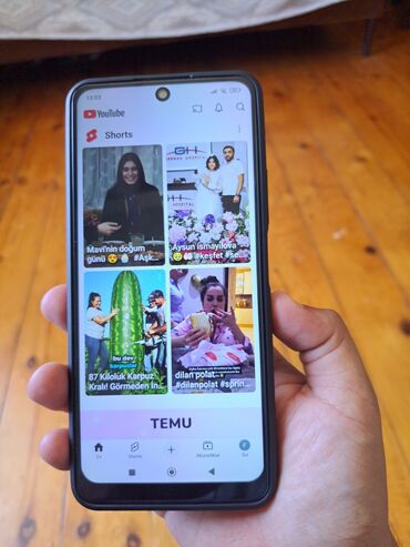 quba telfon: Redmi Note 12, 128 GB, rəng - Qara, Sensor