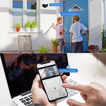 Kamere za video nadzor: 📷 WiFi IP CAMERA C8 – 4K 12MP PTZ • AI DETEKCIJA • 4x DIGITAL ZOOM 🔥 — 5