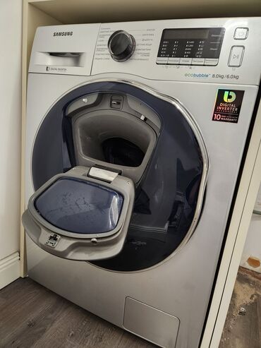 Paltaryuyan maşınlar: Paltaryuyan maşın Samsung, 8 kq, Avtomat, Qurutma var, Kredit yoxdur — 4