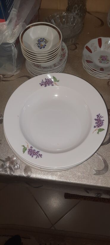 Boşqablar: Boşqablar, rəng - Ağ — 13