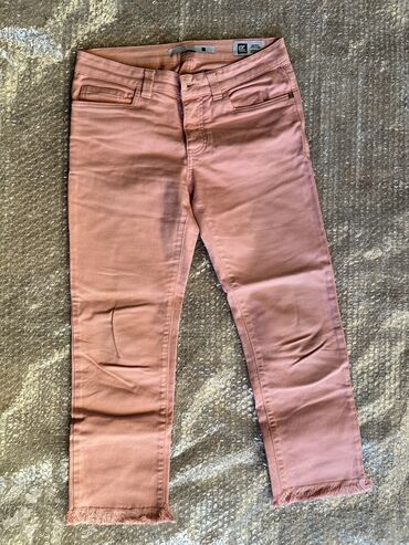 одежда для лыжи: Джинсы и брюки, цвет - Розовый, Б/у