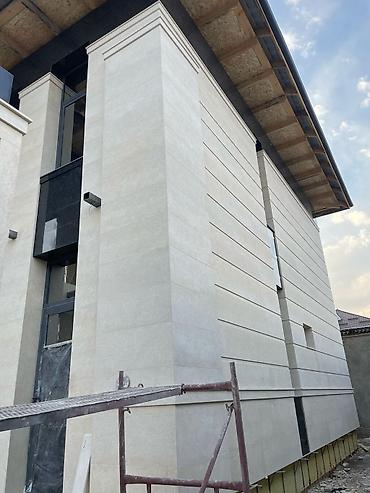 Фасадные работы: Ремонт фасада, Утепление фасада, Демонтажные работы | Балясины, Лепнина | Сухой травертин, Мрамор, Сары-Таш | Базальт Больше 6 лет опыта — 8