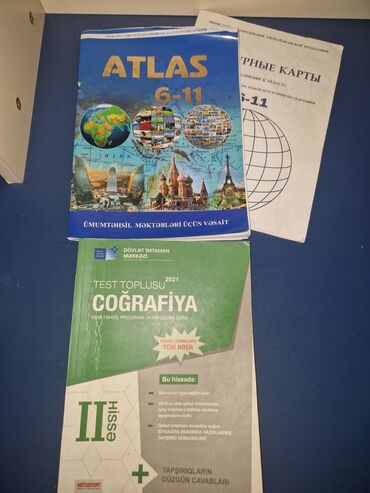 orxan babayev: Coğrafiya test toplusu atlas xəritə cografiya test toplusu-4 azn