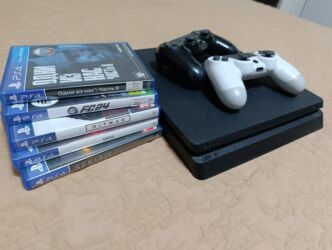 плейстейшен 4 бу купить: Срочно продаю PS 4 !!! в наличии два джойстика и 5 классных игр! Торг