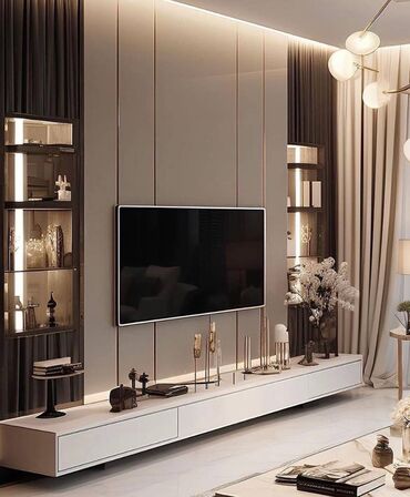 TV altlığı: Evinizin görünüşünü yeniləmək vaxtıdır! Modern və funksional TV