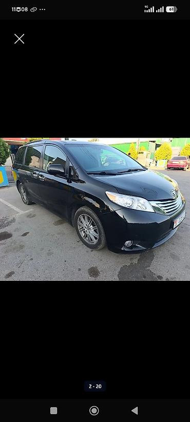 Унаа: Toyota Sienna: 2012 г., 3.5 л, Автомат, Бензин, Вэн/Минивэн — 1