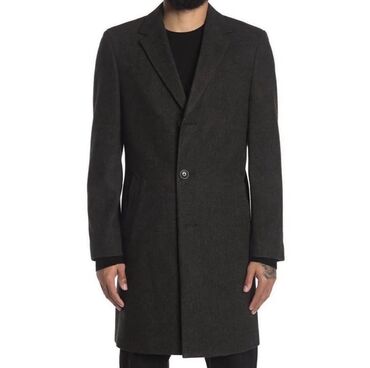 пальто мужская: NAUTICA Пальто Barge в елочку. Сохраните тепло в классическом пальто с