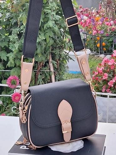 Torbe: Ženska crossbody torba sa dvostrukim rajsferšlus pregradama - — 6
