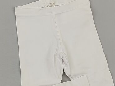 woskowane spodnie z wysokim stanem: Legginsy, H&M, 12-18 m, stan - Bardzo dobry