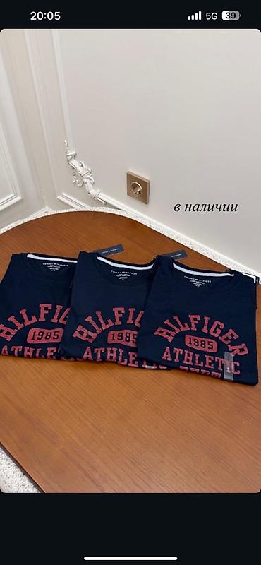 top: Мужская футболка, S, M, Tommy Hilfiger, Новый, цвет - Синий — 2