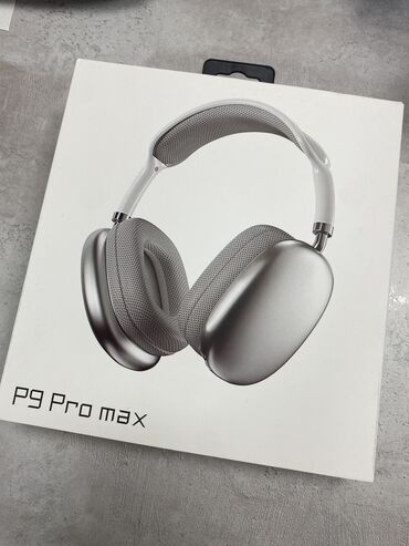 наушники max: Наушники беспроводные P9 Pro Max, накладные, BT 5.0, микрофон, Jack
