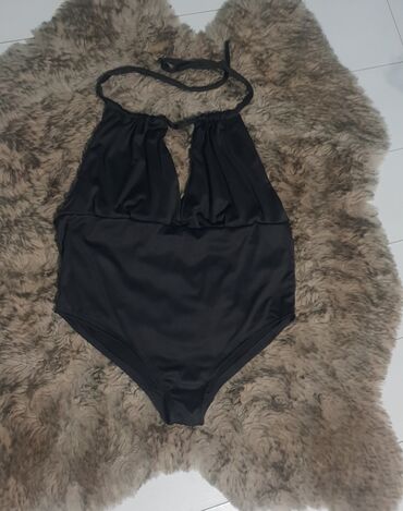 srebrni lanac sa krstom: 2XL (EU 44), Lycra, Single-colored, color - Black