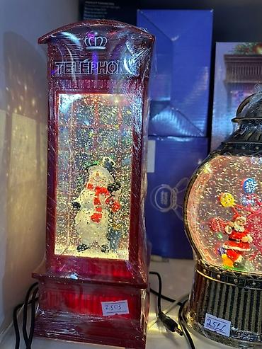 Рабочие настольные лампы: Новогодние декоративные светильники со «снежным» эффектом - — 4