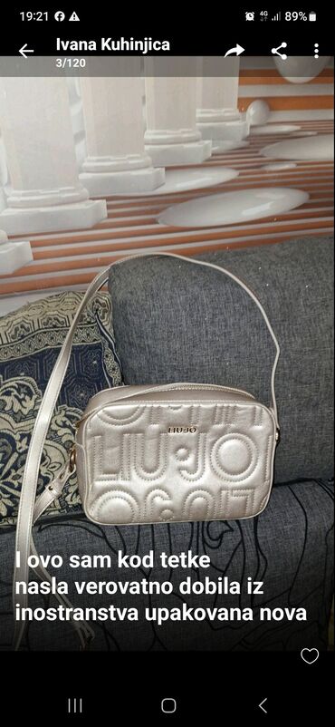 inostranstvu: Prodajem novu luijo torbicu dobila sam na poklon iz inostranstva