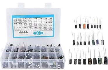 kamp: Elektronik Komponentlər > Kondensatorlar Kondansator Dəsti – 500 — 1