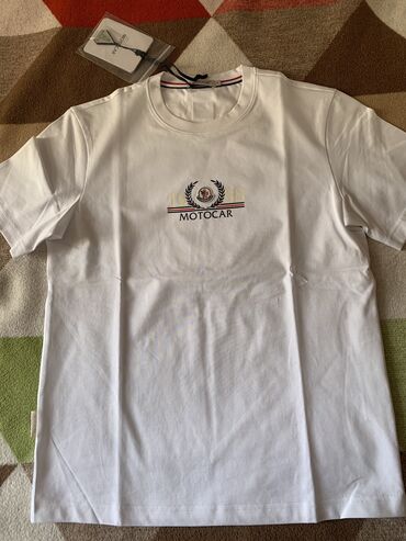 мужское пальто черное: Эркектердин футболкасы, 5XL (EU 50), Жаңы, түсү - Ак, Өзү алып кетүү