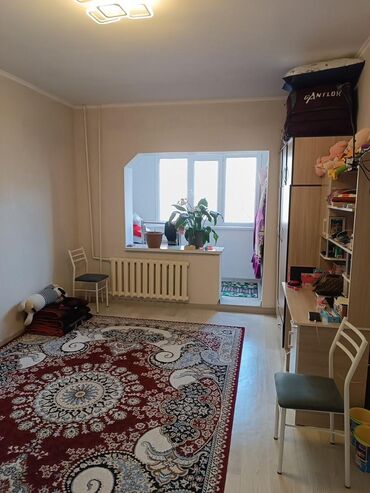 бишкек квартира тунгуч: 1 бөлмө, 34 кв. м, 105-серия, 2 кабат, Евроремонт