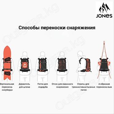Другие товары для зимнего спорта: 🟠 Рюкзак Jones Dscnt 25 L 🟠 ⠀ Спортивный рюкзак Jones Dscnt 25 л - это — 8