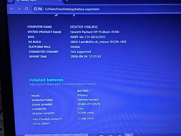 HP: İşlənmiş HP ProBook, 15.6 ", Intel Core i3, 256 GB, Ünvandan götürmə, Ödənişli çatdırılma, Rayonlara çatdırılma — 6