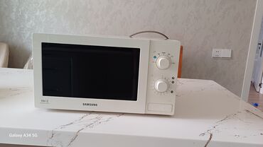 soba silver: Mikrodalğalı soba Samsung, Ayrıca dayanan, Mikrodalğalar ilə, rəng - Ağ