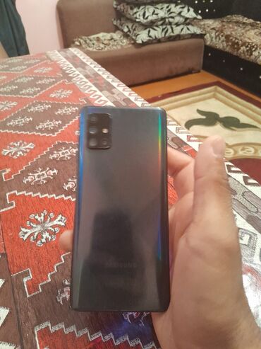 samsun s24: Samsung Galaxy A71 5G, 128 ГБ, цвет - Серый, Кнопочный, Отпечаток пальца