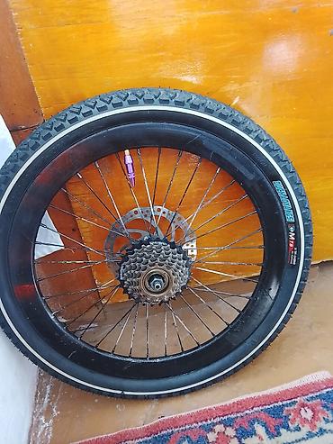 qalin teker velosiped: Velosiped təkər dəsti və amortizator (MTB/BMX üslubu) - Arxa və ön — 1