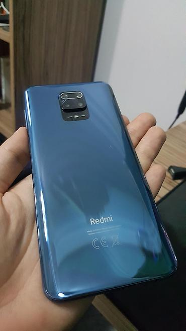 Redmi Note 9 Pro, 128 ГБ, цвет - Голубой, Сенсорный, Отпечаток пальца, Две SIM карты — 1