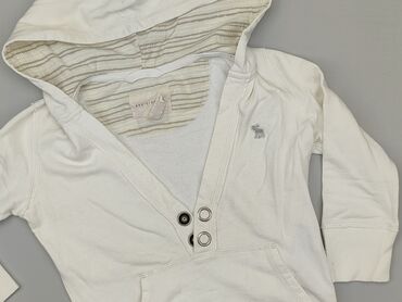 białe bluzki z wiązaną kokardą: Hoodie, Abercrombie Fitch, XL (EU 42), condition - Good