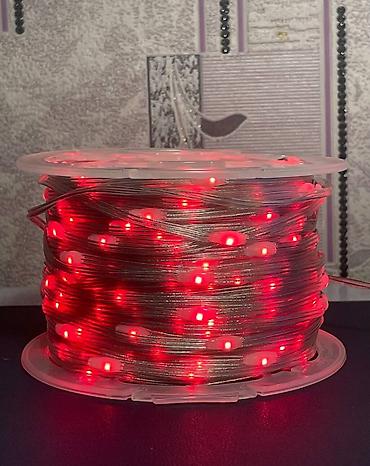 Светодиодные гирлянды: Уличная гирлянда 100 м Гирлянда с питанием 24V. Самая безопасная — 7