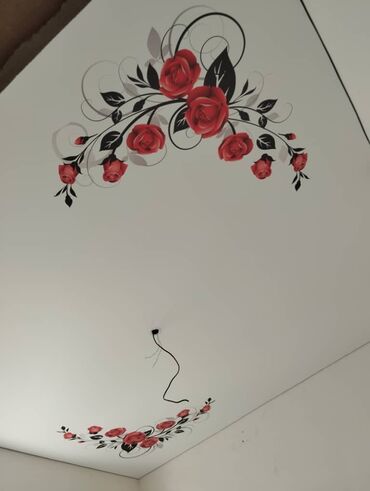 Натяжной потолок: Натяжной потолок Глянцевое, Матовое, 3D потолки Гарантия, Бесплатная консультация, Бесплатный замер — 9