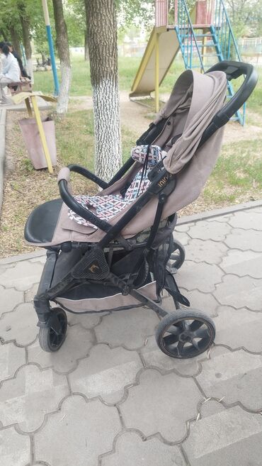 детское качалка: Коляска, цвет - Коричневый