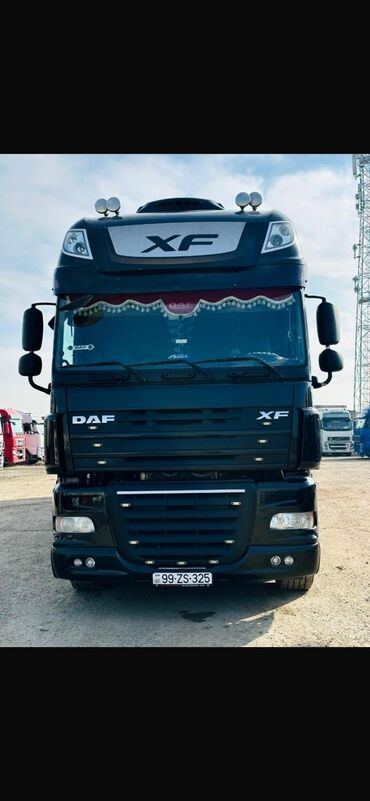 Tırlar: DAF XF çekiçi + tentli yarımqoşqu - Model: DAF XF (yükdaşıma üçün — 5