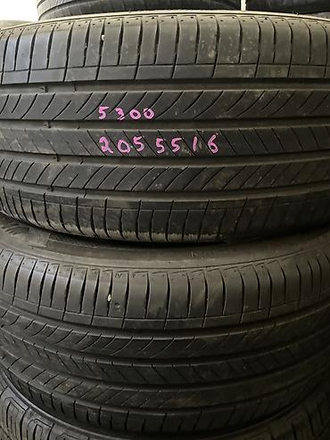 space runner: Шины 205 / 55 / R 16, Лето, Б/у, Пара, Легковые, Корея, Hankook — 1