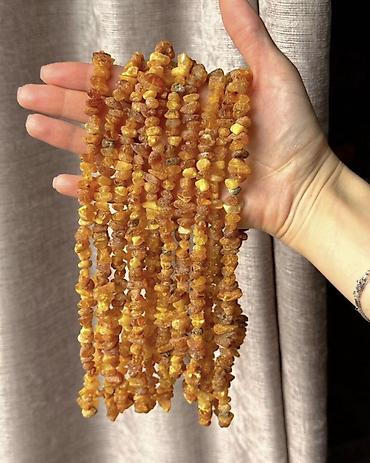 bijuteriya instagram: Təsbeh dəsti – iri ölçülü krem rəngli muncuqlarla - Material: Təbii — 10