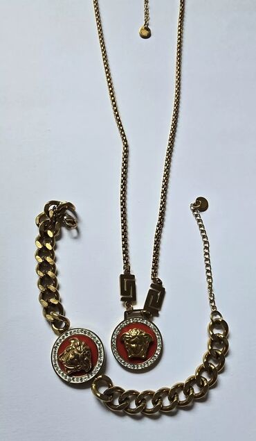 Ogrlice: Ogrlica sa priveskom, Versace, Materijal: Zlato — 21
